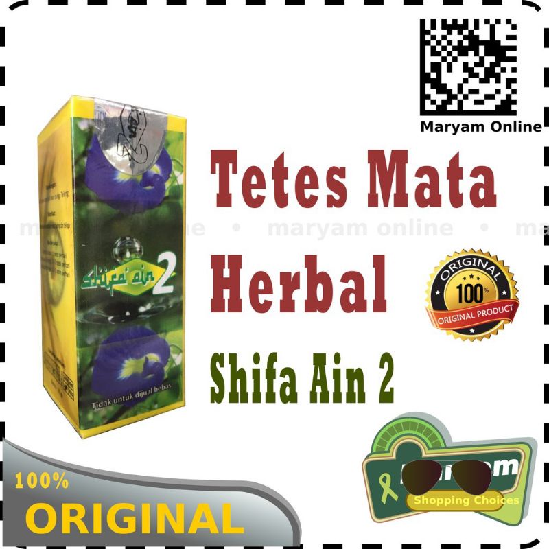 Obat tetes syifa AIN 2 obati mata minus plu silinder rabun
