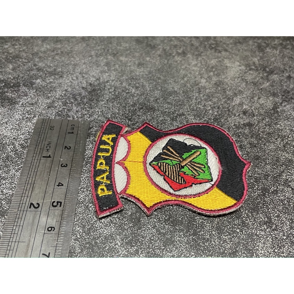 Bet Polres Papua - Badge Baju Polda Papua Bordir