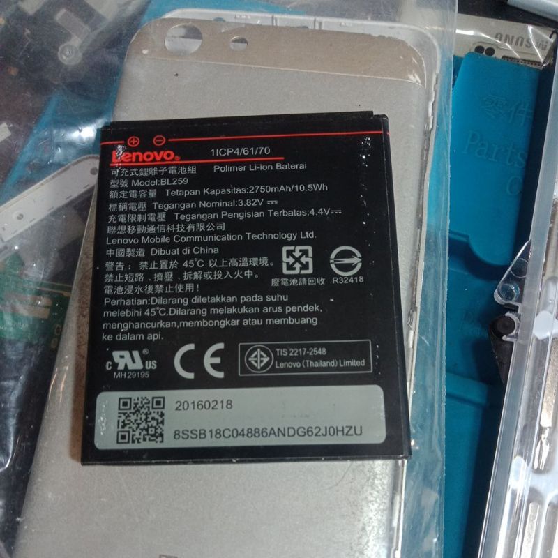 battery ori lenovo a6020a46