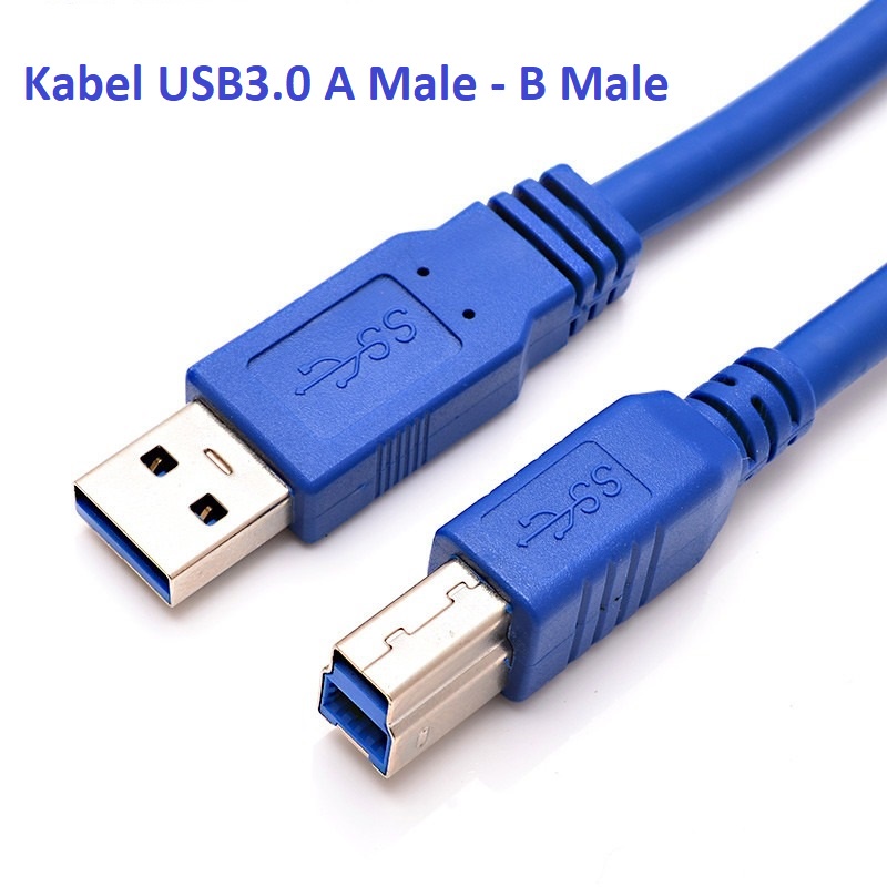 Kabel Data USB Printer Scanner Docking 5m USB 3.0 A Male to B Male