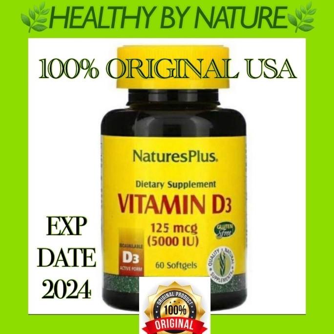 natures plus nature plus vitamin d3 5000iu 60 softgels