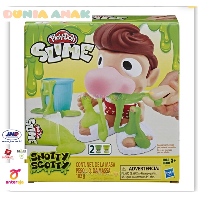 SLIME SNOTTY SCOTTY PLAYSET|Playdoh|mainan slime
