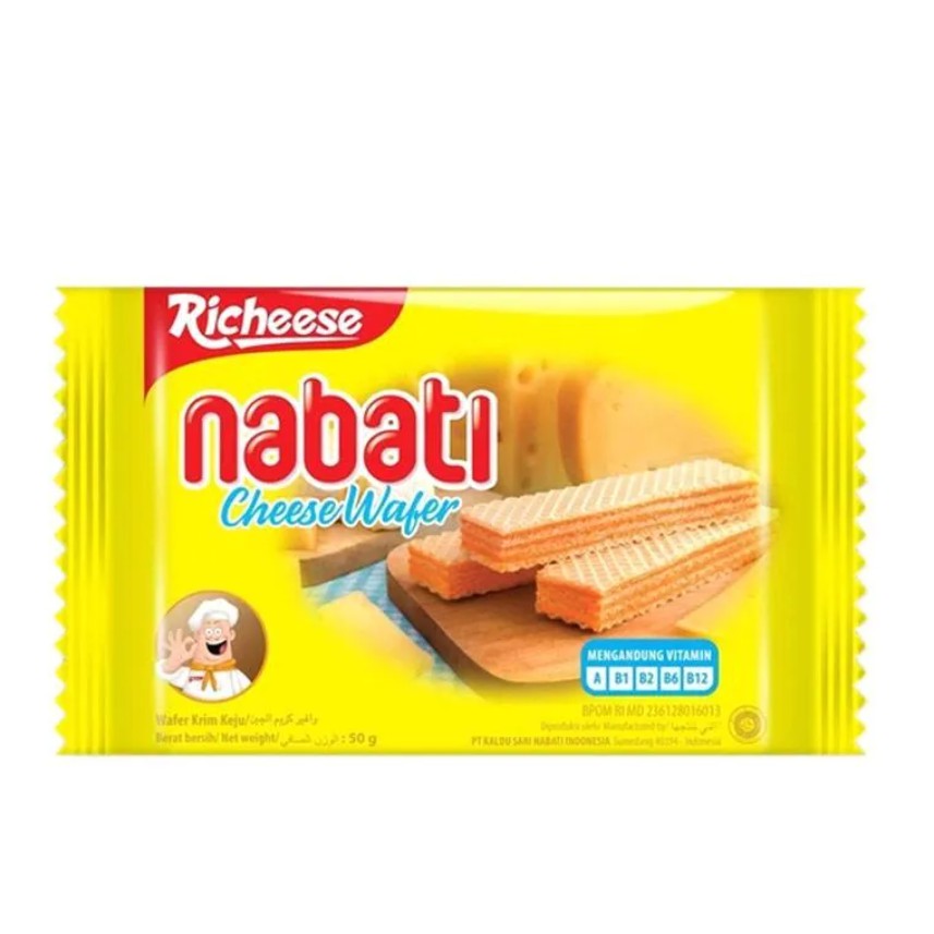 

Nabati Wafer Krim Keju Richeese 20 gr MURAH