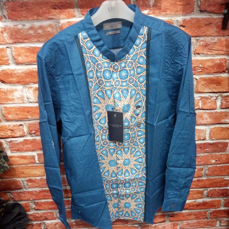 Kemeja pria/LARUSSO/15/KEMEJA FORMAL/KEMEJA BATIK/KOKO