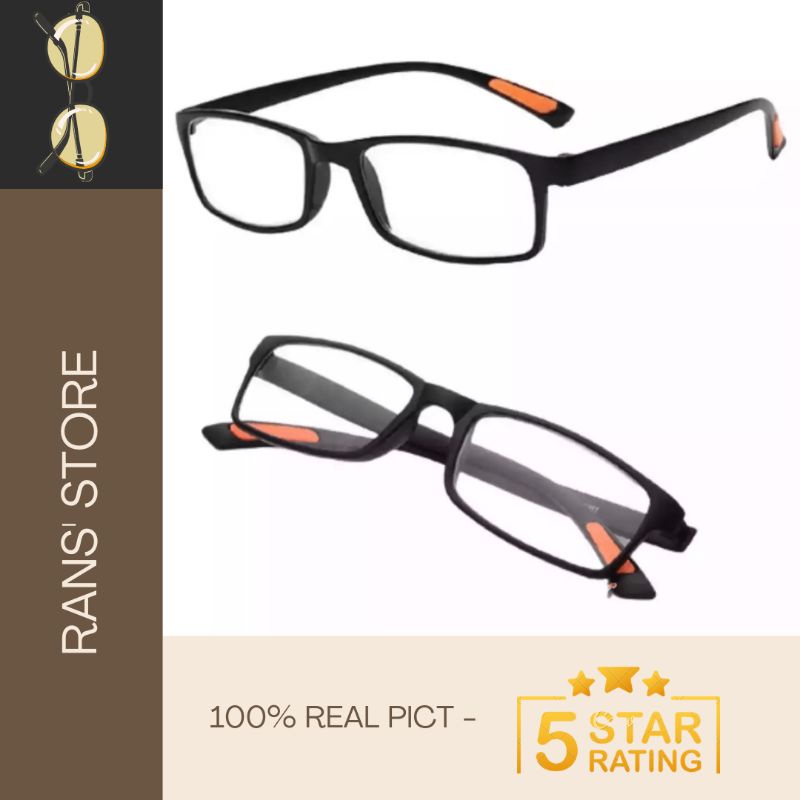 TERMURAH  Kacamata baca PLUS 0.50 sd PLUS 4.00 tangkai lentur anti patah pria wanita YS147T