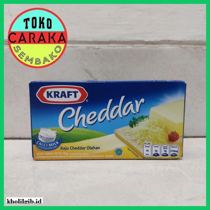 

Ujekujek- Keju Craft Cheddar - Kraft - 165G -Original.