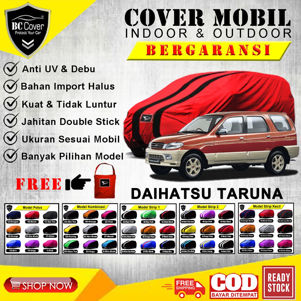 Body Cover Mobil Taruna CX CSX / Sarung Daihatsu Taruna FGX / Mantel Tutup Penutup Mantol Kerudung Jas Pelindung Selimut Mobil Taruna Outdoor