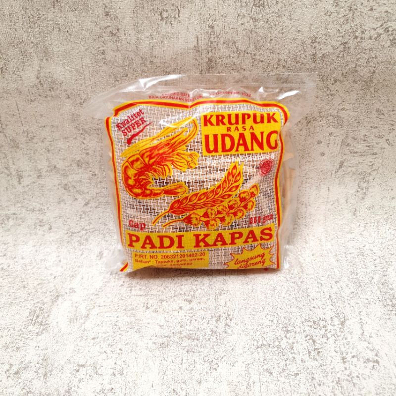 

Kerupuk Udang Stik Cap Padi Kapas