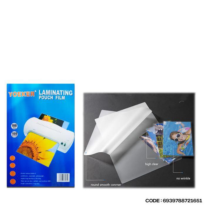 LAMINATING POUCH 100 lbr plastik laminating peralatan kantor fotocopy hemat