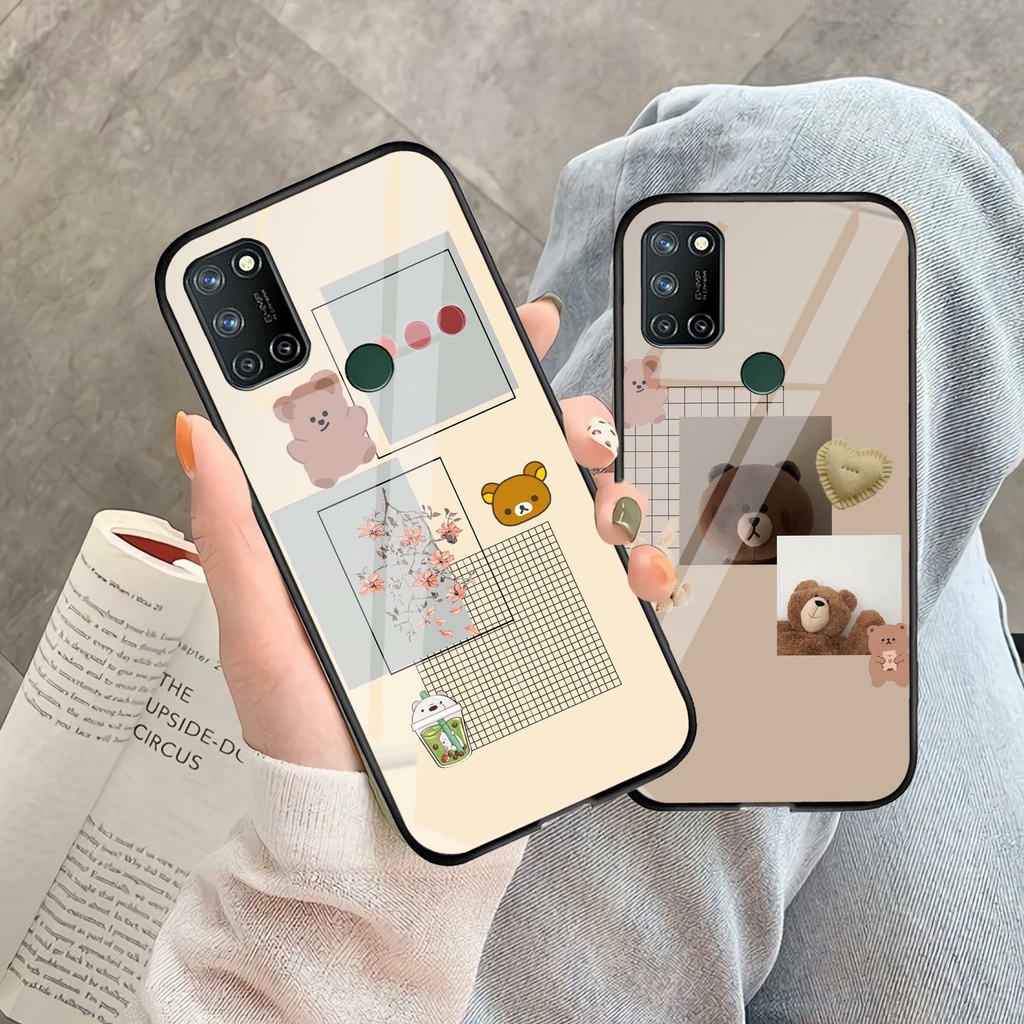 (GC 37) Softcase Kaca Realme 7i - Kesing Kaca Realme 7i - Case Cantik Realme 7i - Case Kekiian Realm