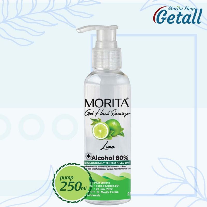 Hand Sanitizer Gel Morita Alkohol 80% 250 ml