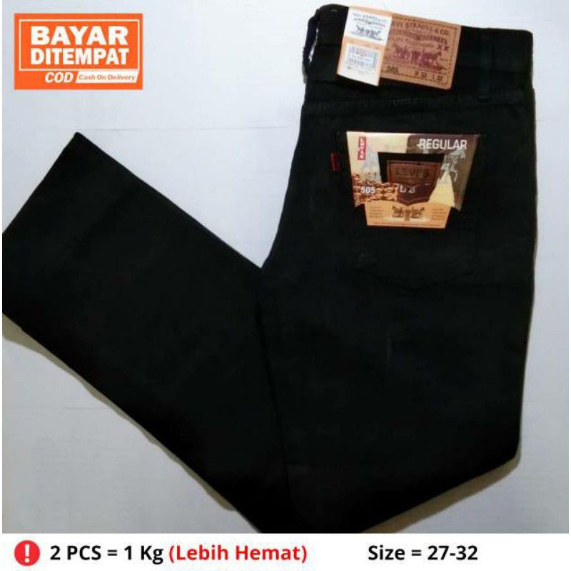 Celana Jeans Panjang Pria Reguler Size 27-38