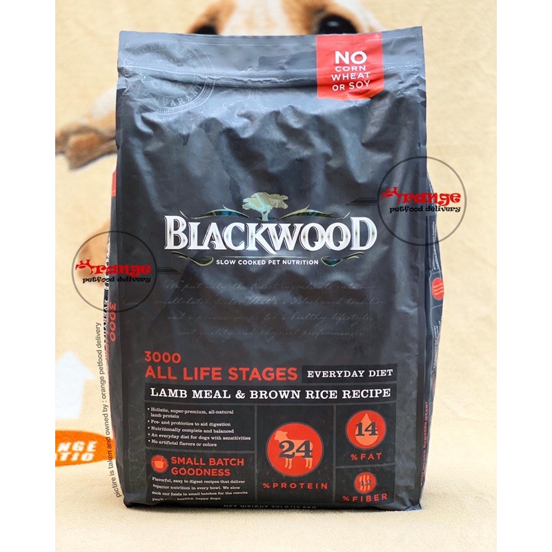 blackwood all life stages lamb 3000 13,6 kg everyday diet dog food makanan anjing