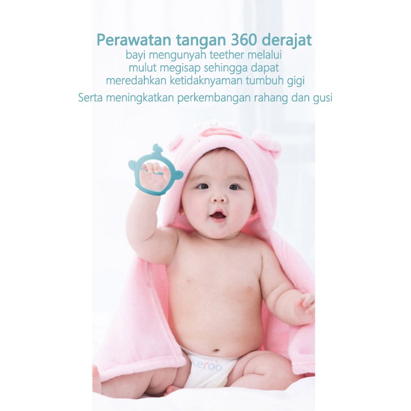 HIPPO LAND Teether bayi / teether gelang teether BPA Free 68