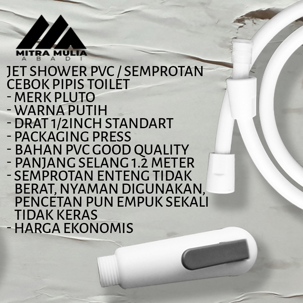 Jet Shower Classic l Cebok l Semprotan Kamar Mandi l Kran Hand - Handle Biasa