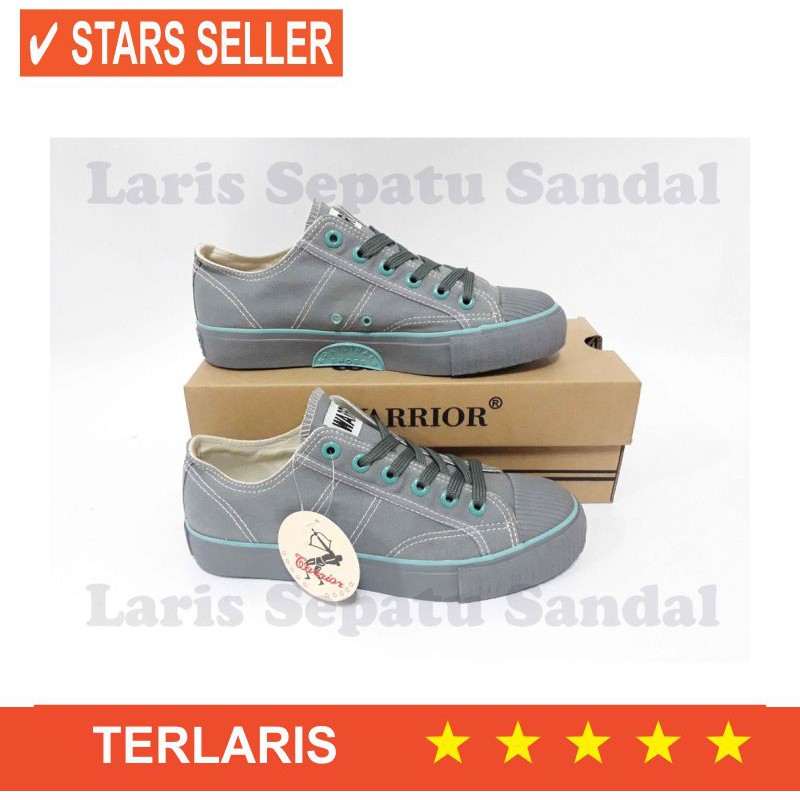 SEPATU KEKINIAN MURAH BARU TERBARU ASLI MERAH HIJAU BIRU PUTIH / Sepatu Sekolah - Warrior Classic