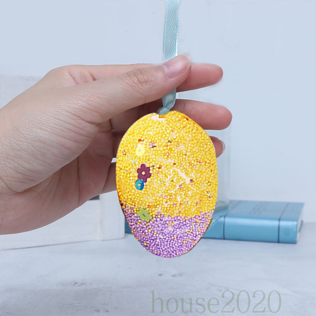 [HOUSE2020]6Pcs Easter Eggs Colorful Speckled Foam Fake Eggshell Simulation Party Decoration Toys Boy Girl Gift