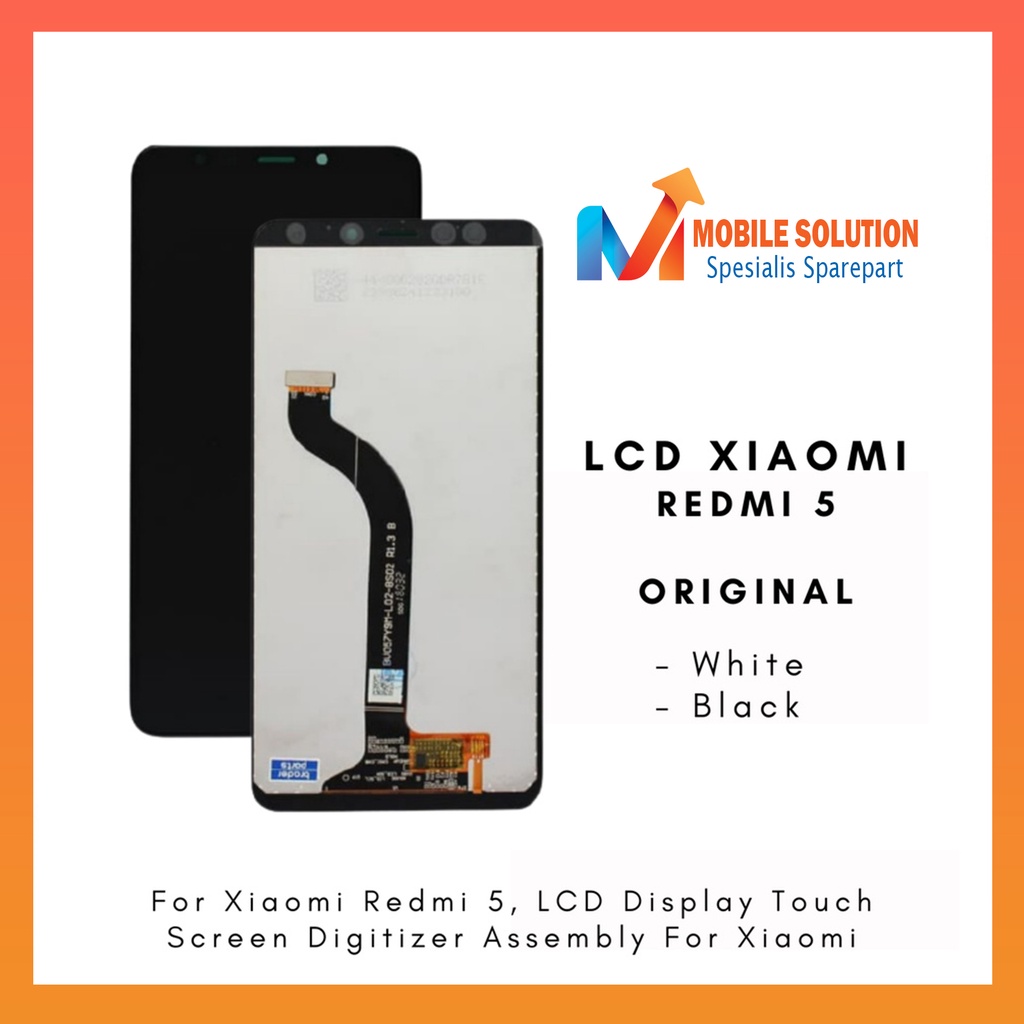 Grosir LCD Xiaomi Redmi 5 Fullset Touchscreen ORIGINAL 100% Garansi 1 Bulan + Packing / Bubbel