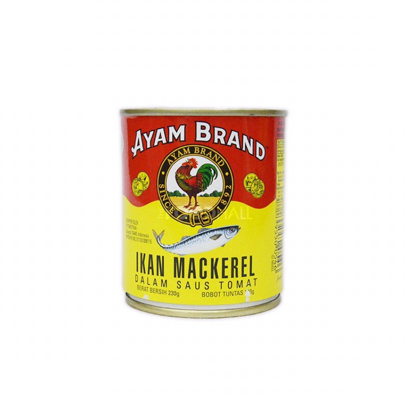 

AYAM BRAND CAN230 GR MACKAREL B