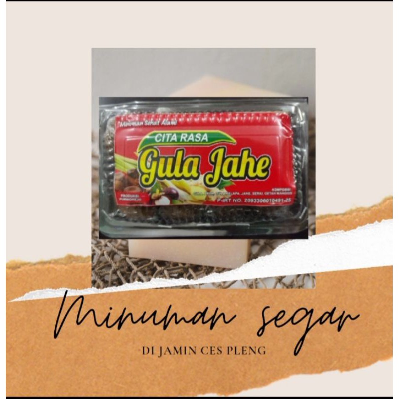 

GULA JAHE PURWOREJO/WEDANG JAHE/MINUMAN SEHAT/