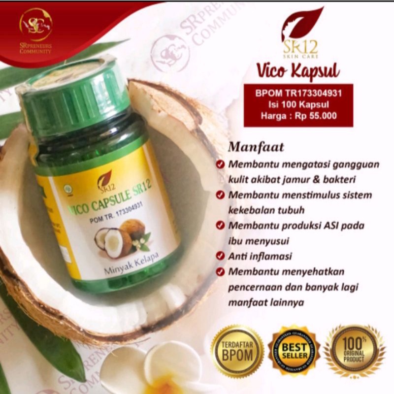 VCO murni / vco tablet SR12