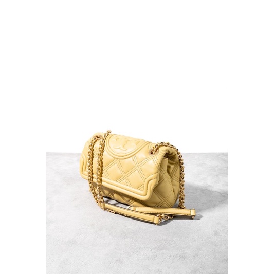 tory burch soft fleming small beeswax