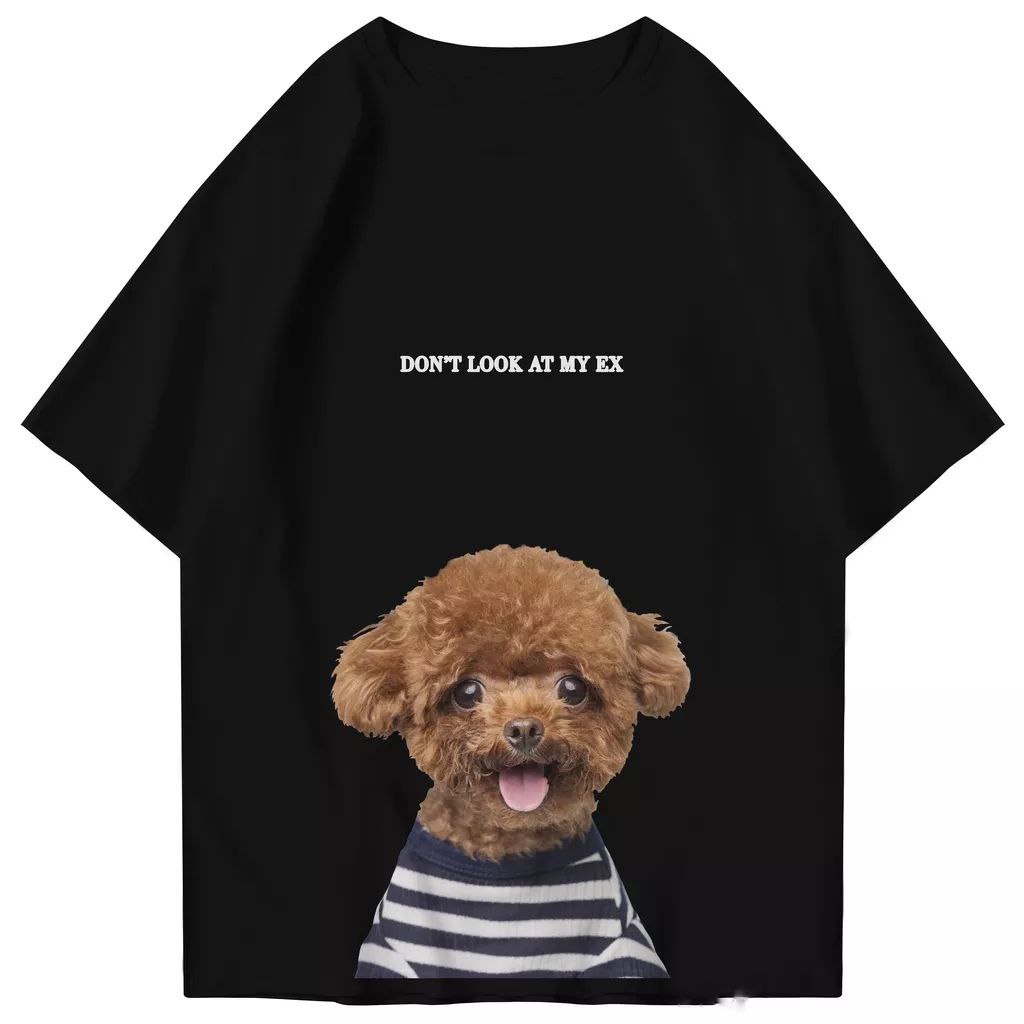 JNY.CO Kaos Oversize Little Puppy Lingkar dada 116cm pjg 65cm