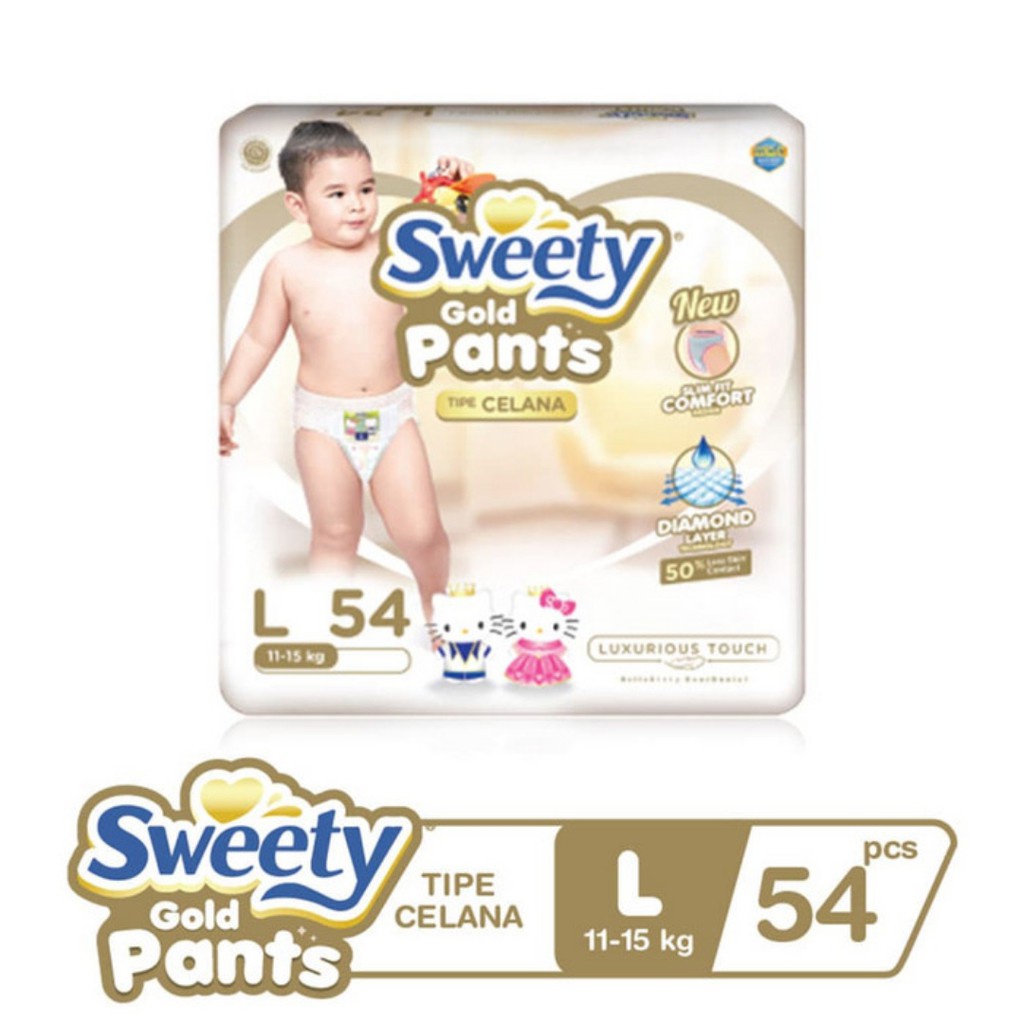 Sweety Gold Comfort / Diapers Baby NB S M L XL