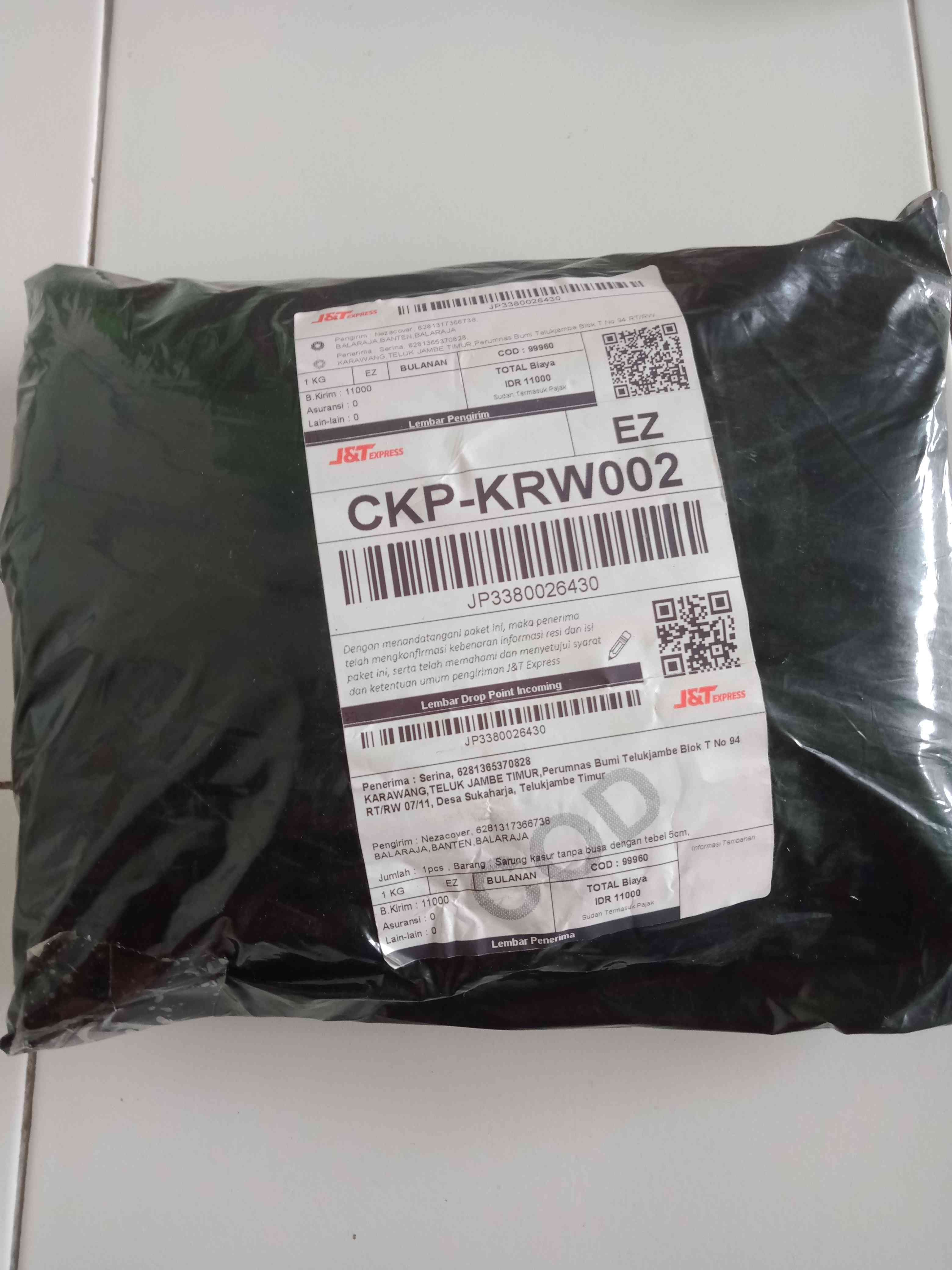 Sarung Kasur Busa Resliting Tebel, Tebel 5cm