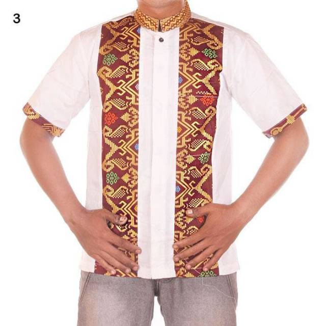 Koko batik rompi Yanuar modern