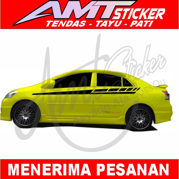 [Termurah] Stiker Cutting Mobil Sedan Striping Mobil Sedan Minimalis