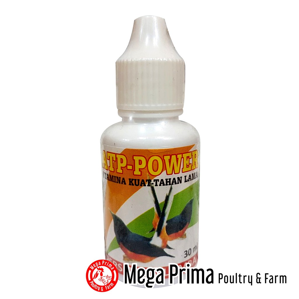 ATP - POWER 30 ml Obat Vitamin Penambah Tenaga Stamina Burung Saat Persiapan Lomba