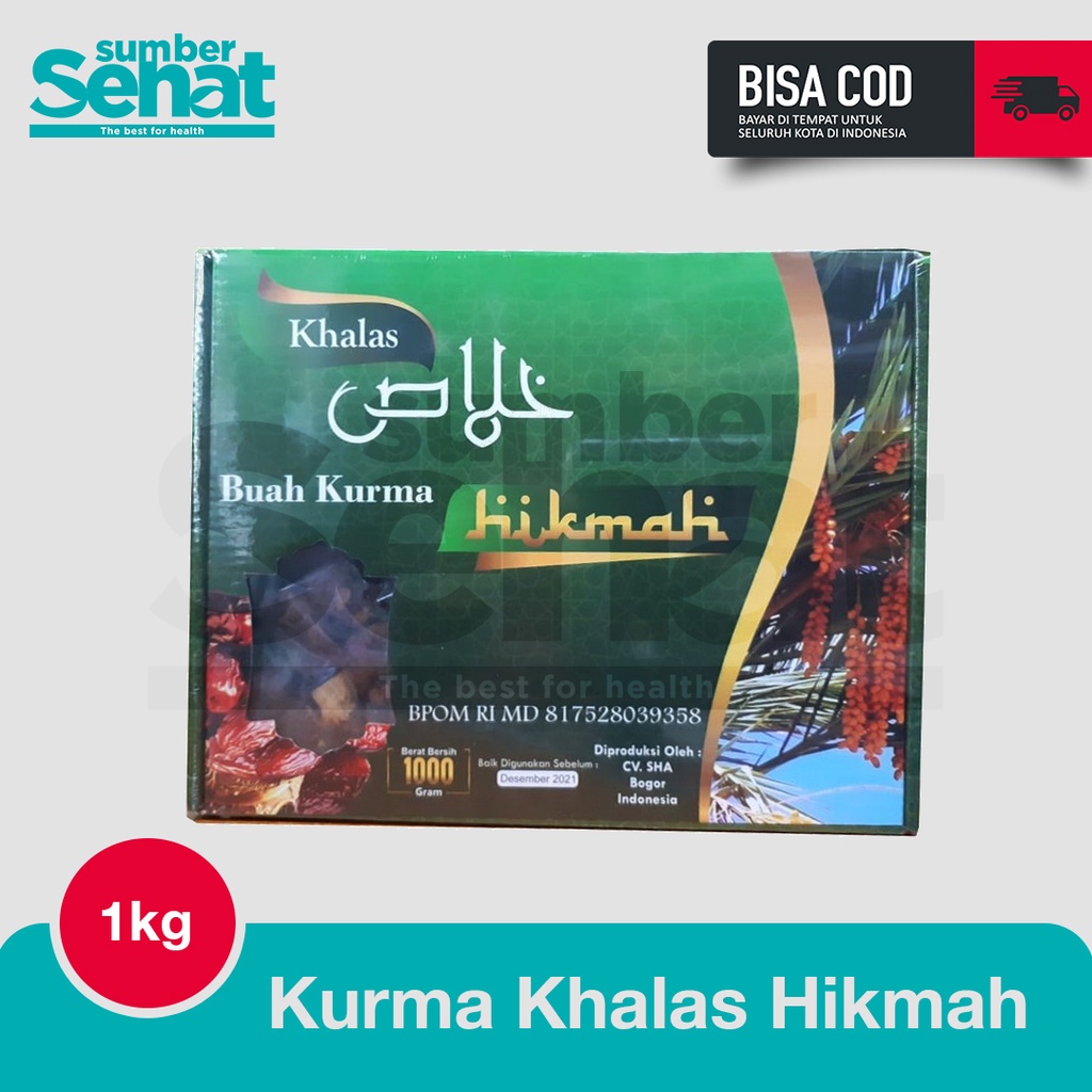 

Kurma Hikmah Khalas Kurma Kholas Premium Original 1kg Oleh oleh Haji Umrah Kurma sukari, kurma ajwa, kurma muda, kurma tunisia, kurma muda promil