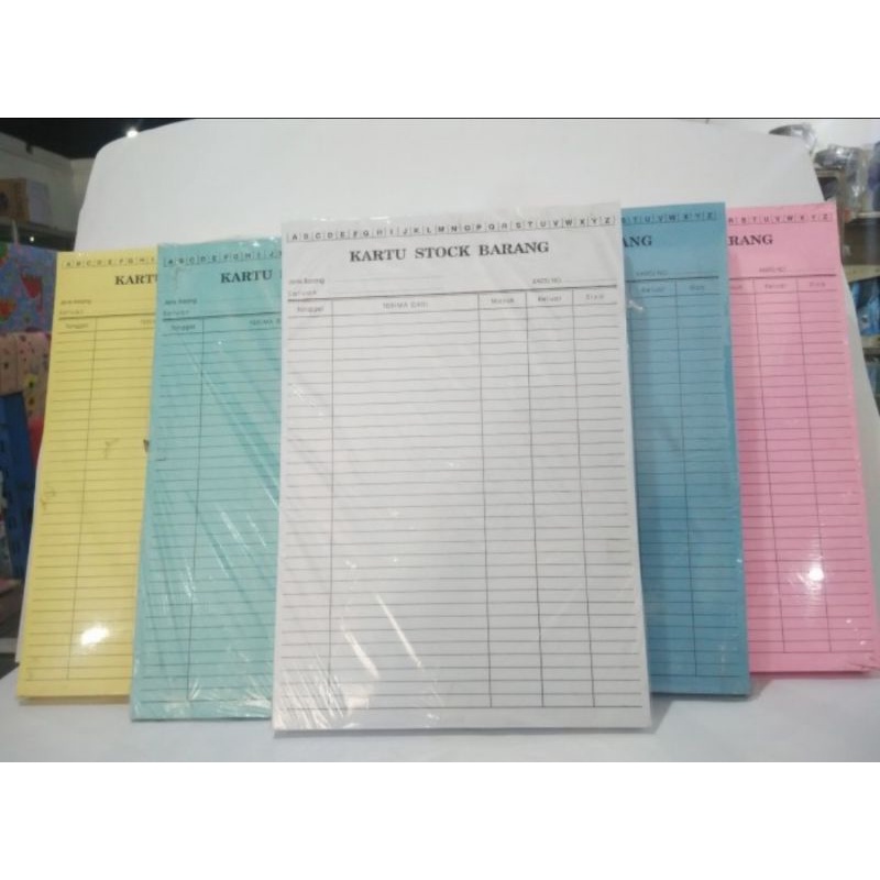 

Kartu Stok Barang F4 (Folio)