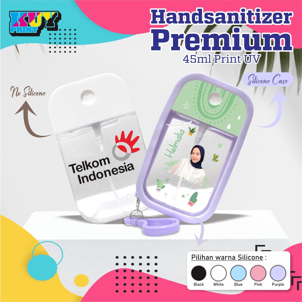 Custom Hand Sanitizer Pocket Spray 45ml Print UV