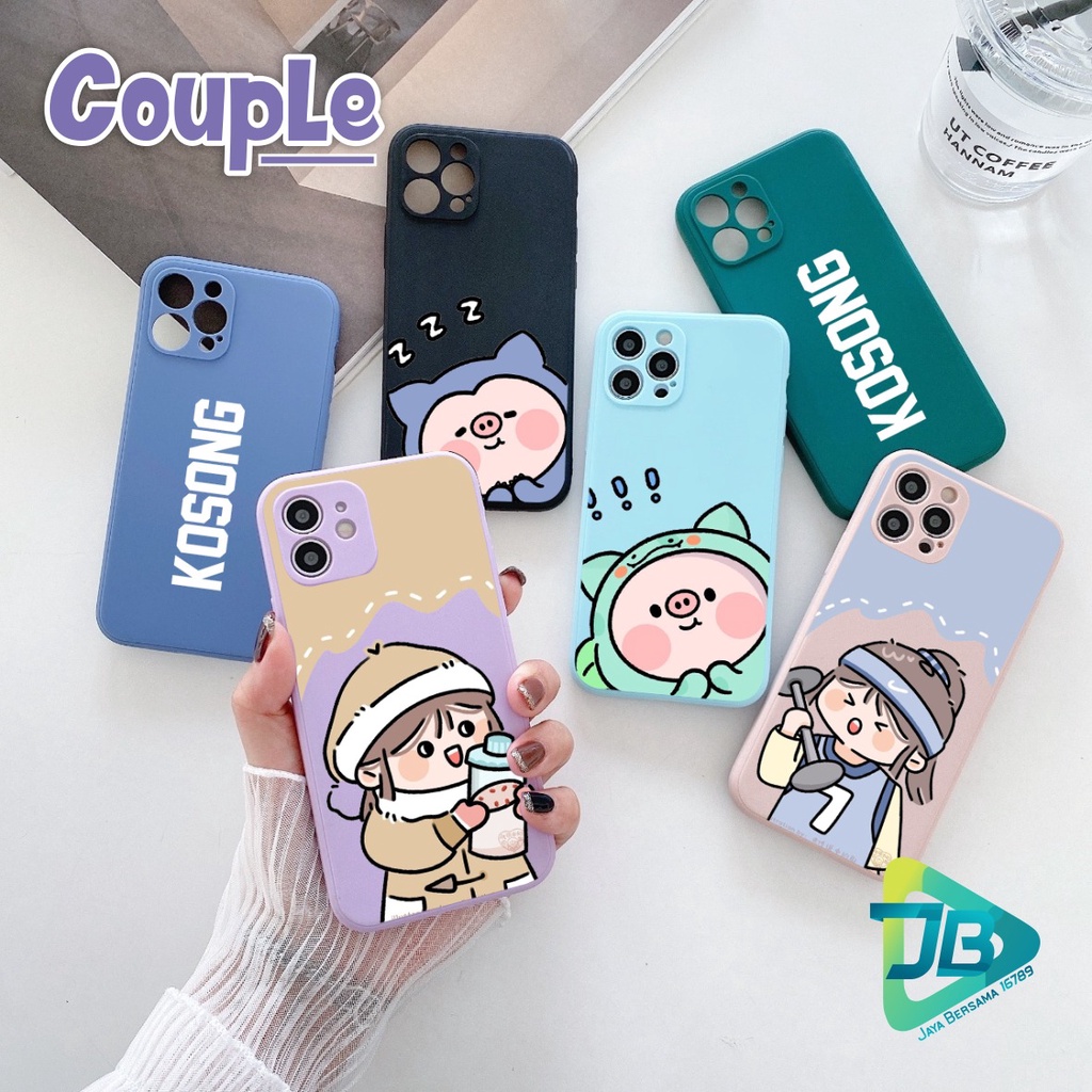 CASE CASING SOFTCASE SILIKON MACARON PELINDUNG KAMERA COUPLE OPPO VIVO SAMSUNG XIAOMI REALME IPHONE ALL TYPE JB5293