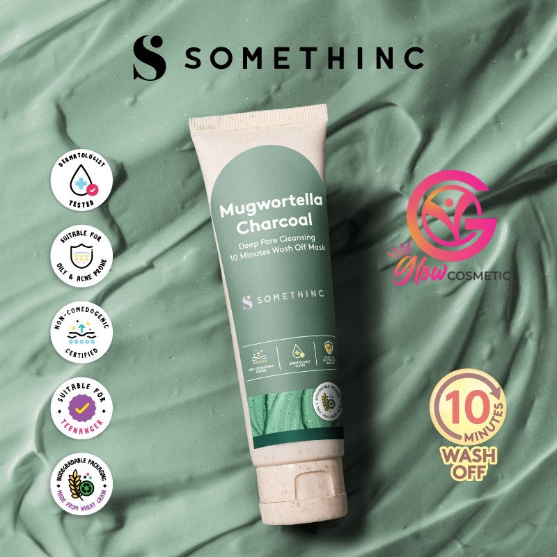 SOMETHINC MUGWORTELLA CHARCOAL DEEP PORE CLEANSING 10 MINUTES WASH OFF