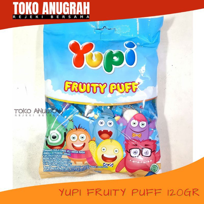 

Yupi Fruity Puff 120gr | Permen Yupi