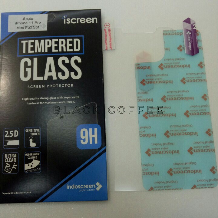 Tempered glass iPhone 11 pro max 6.5inch tempered glass iScreen bening