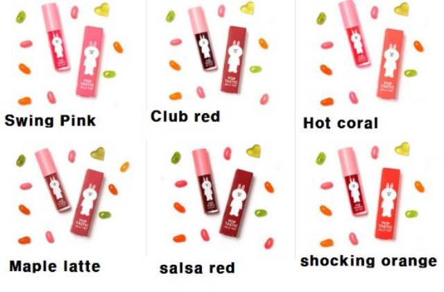 MISSHA POP TASTIC JELLY TINT [6 PCS]