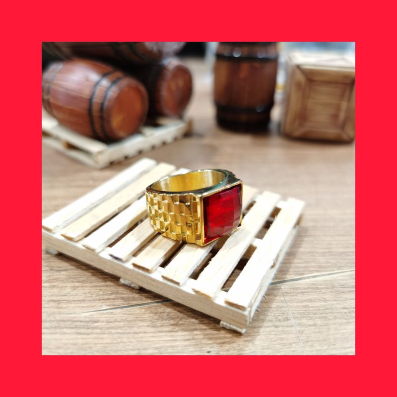 CINCIN PRIA KEREN ELEGAN RING TITANIUM RING