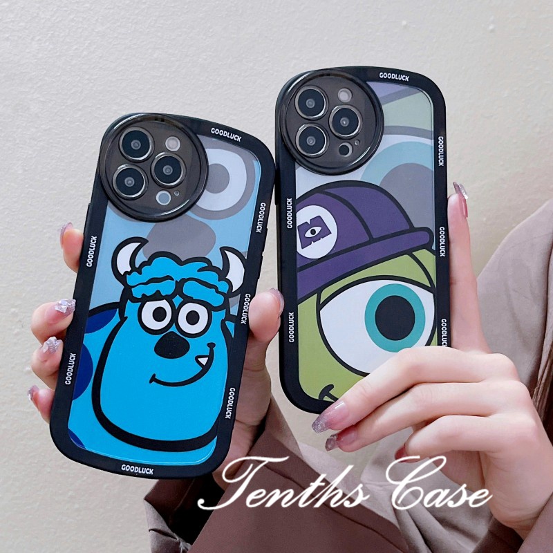 Untuk Realme C53 C55 10 C35 C33 C31 C30 C25Y C21Y C25 C25s C12 C21 C20 C20A C11 C17 9i 7i C15 5i 5s 6i C3 Narzo 50A 50i Monster Setan Kecil Phone Case Lembut Bening Cover