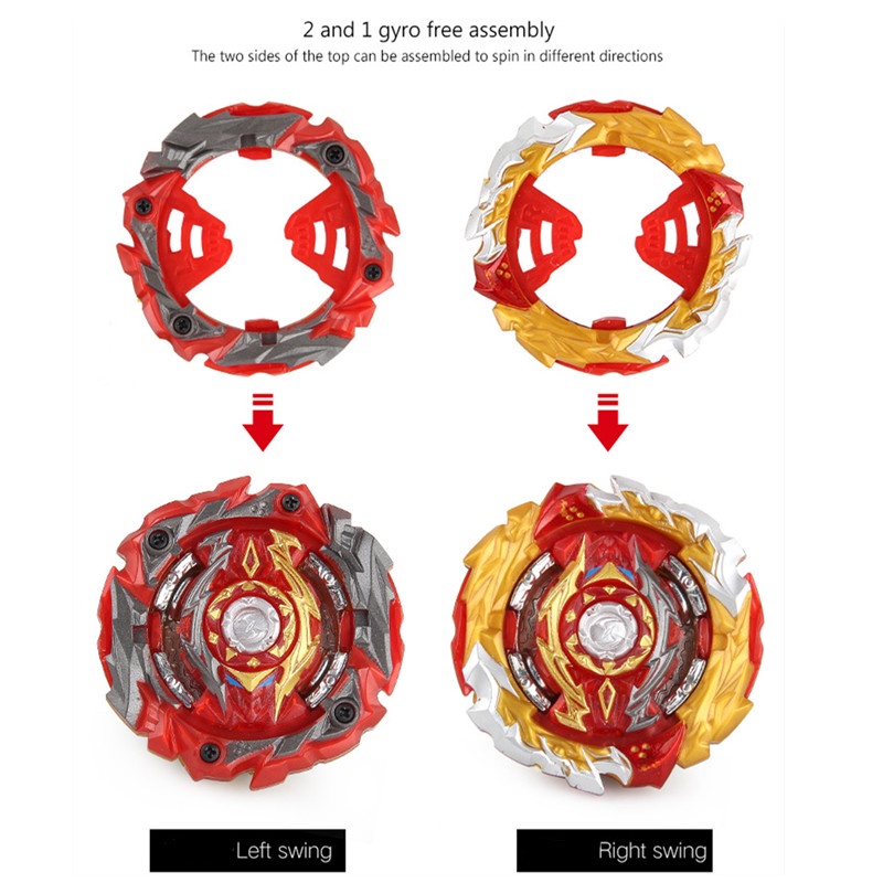 1pc Mainan Gasing Beyblade Burst Dengan Peluncur Metal Booster B-172