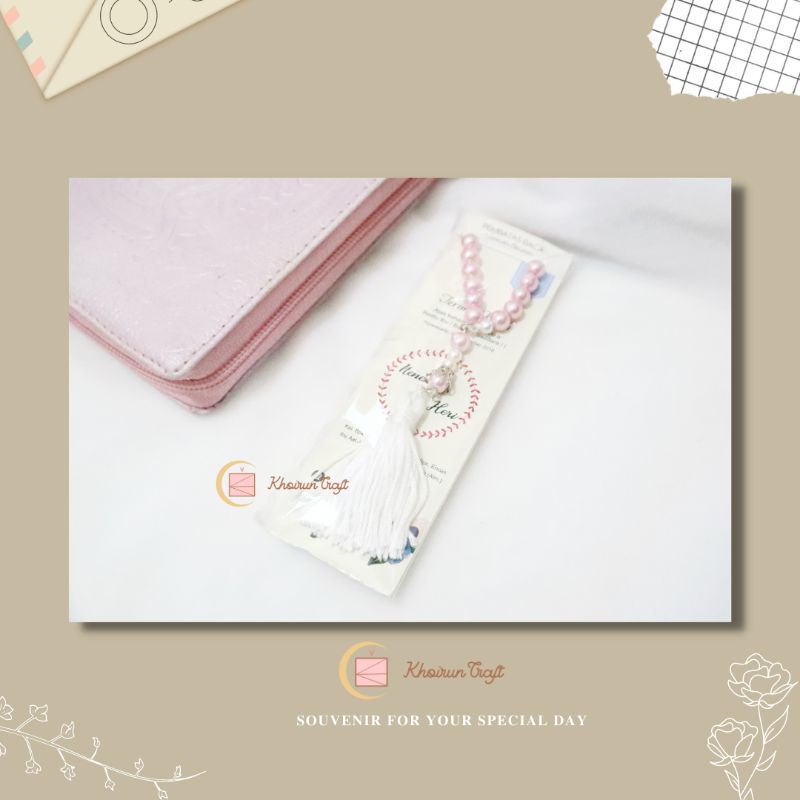Souvenir Tasbih Mutiara / Tasbih Mutiara Cantik / Souvenir Aesthetic / Souvenir Cantik Murah / Tasbi