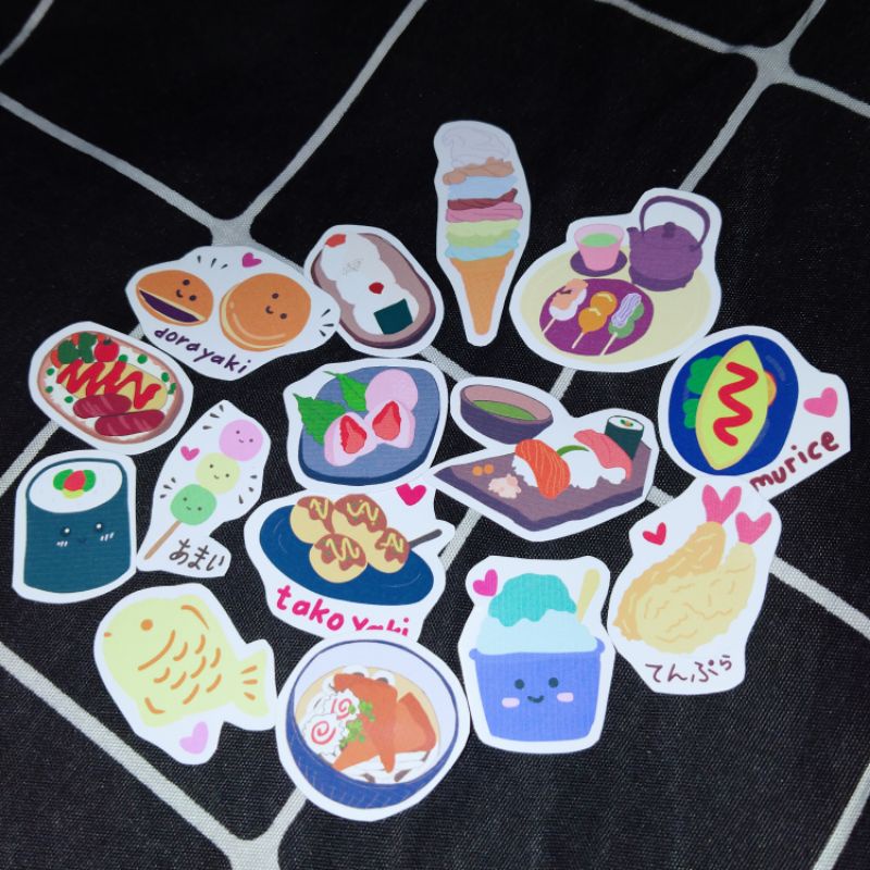 

insfera.mise | stiker | japanese food | 15 pcs