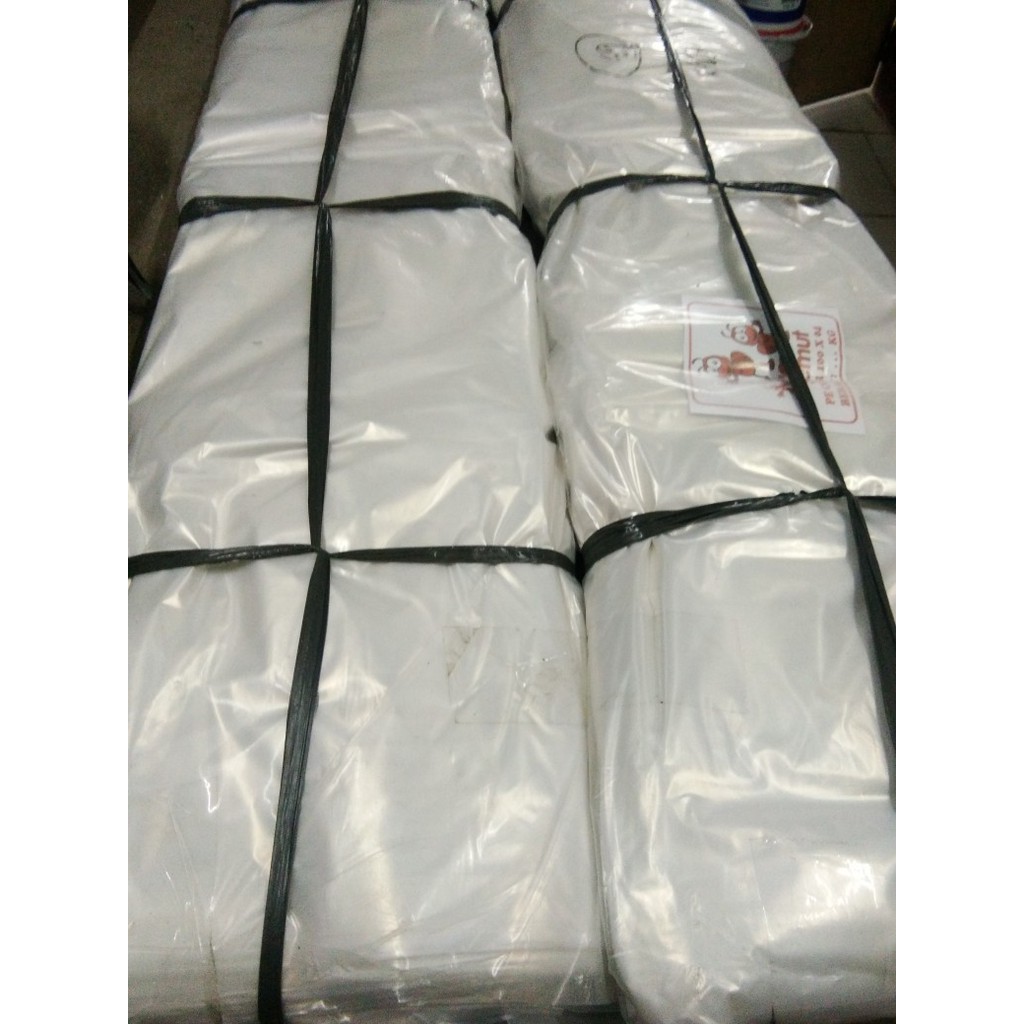 PLASTIK COR BENING PE TEBAL 0.6 MM dua lapis (satu rol +- 7- 8 kg )