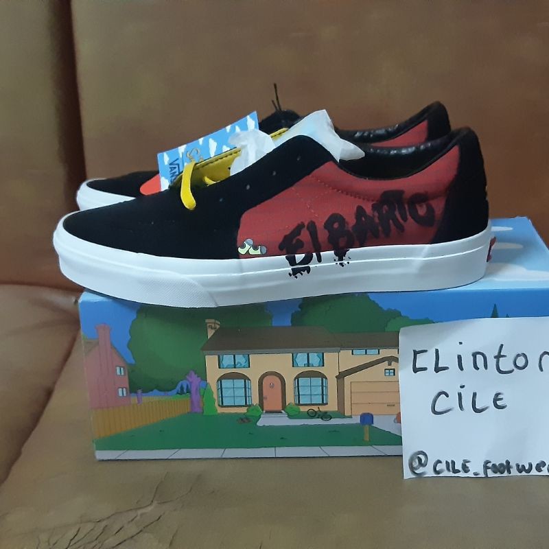 WtsVans sk8 low The Simpsons El Barto