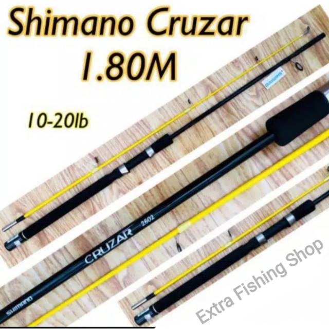 joran shimano cruzar 165 180cm spinning rod