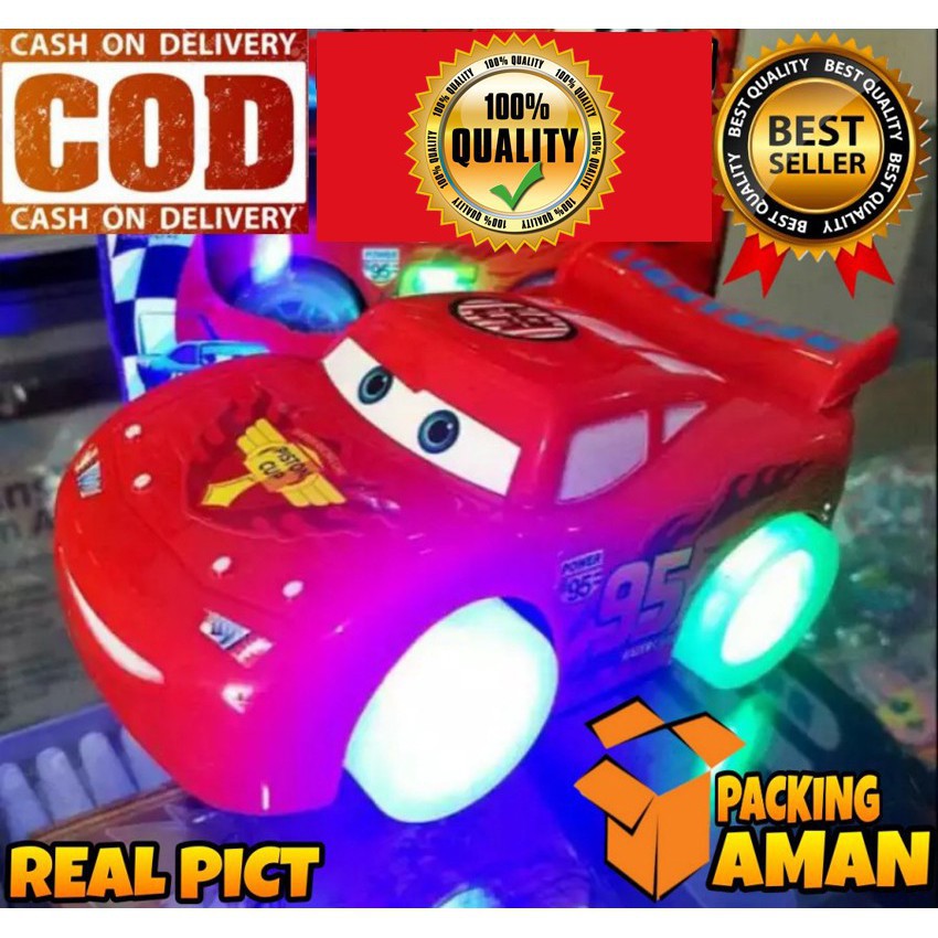 Mainan Anak Mobil Racing Sport Cars Bump And Go Ada Musik Dan Lampu-1