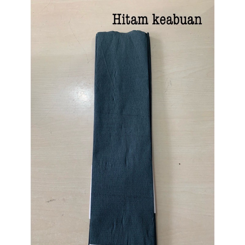 

kertas krep crepe paper lembaran warna baru